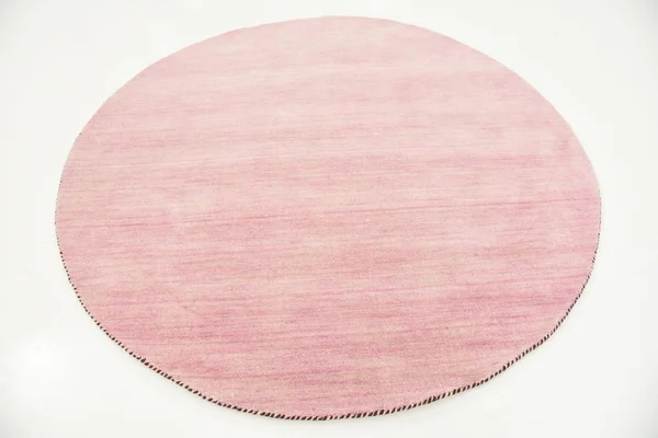 Unique Loom Solid Gava Pink 6 ft Round Area Rug