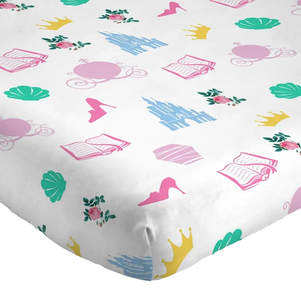 Disney Princess Sassy Sheet Set, Full, 39" x 75"