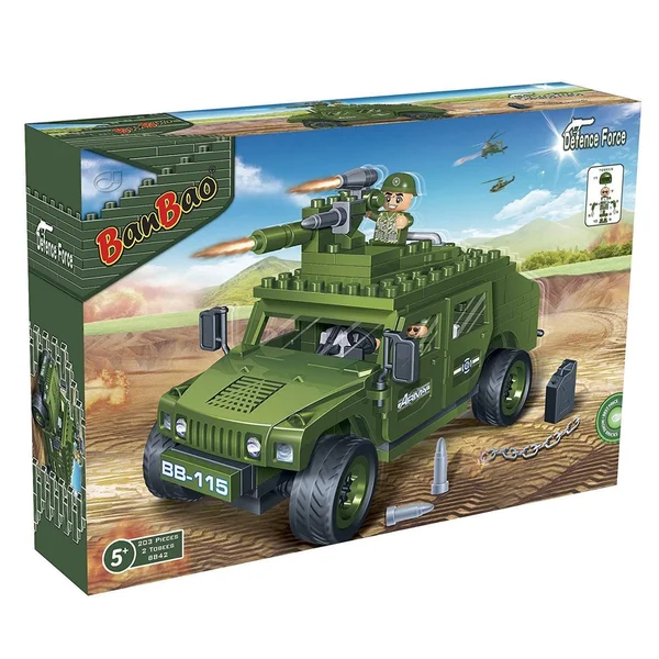 Banbao 8842 Construction Toy, Green