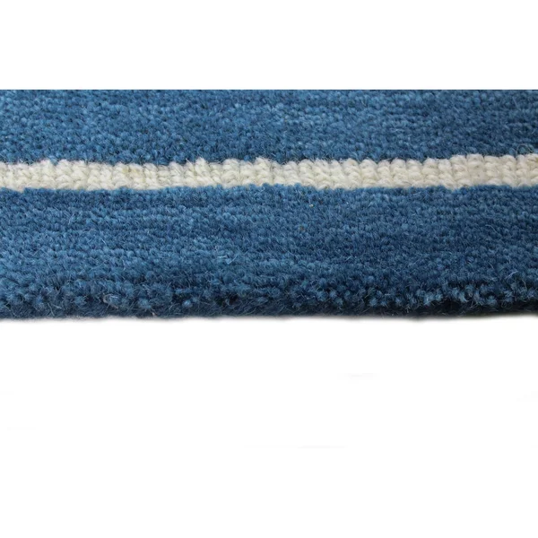 Bashian Contempo ALM71 Area Rug, 3&6x22 x 5&6x22 - Azure