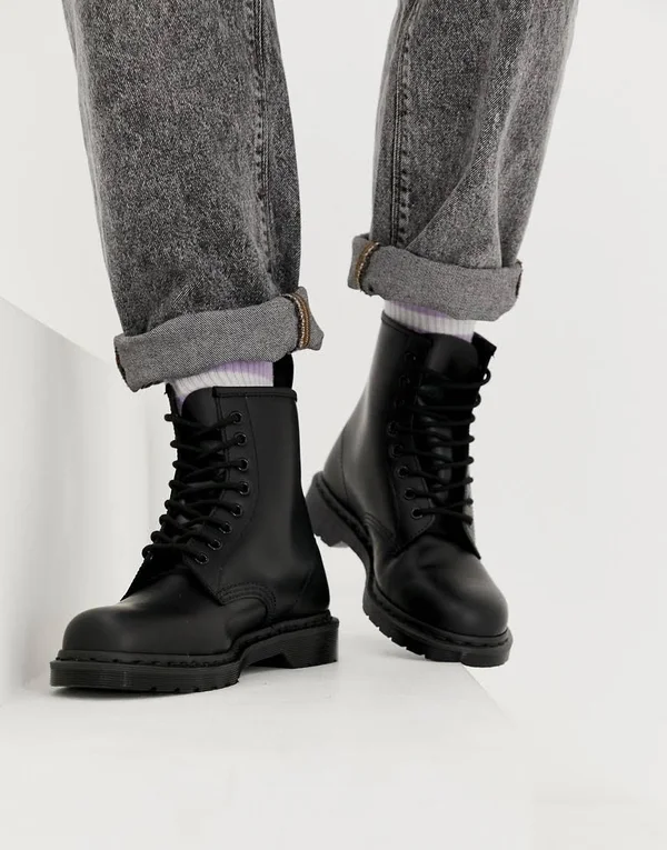Dr. Martens Black 1460 Mono Boots