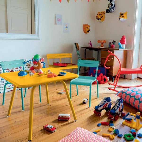 Luxembourg Kids Side Chair Desk/Activity Fermob Liquorice