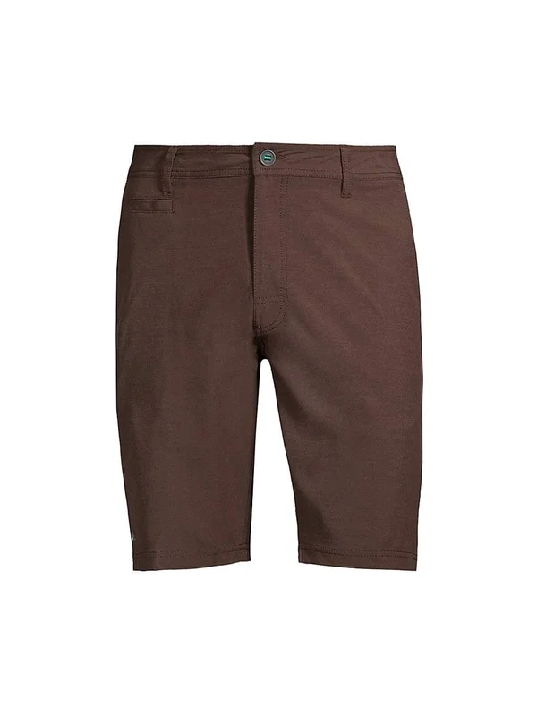 Linksoul Men's Cotton-Blend Boardwalkder Shorts - Bark - Size 30