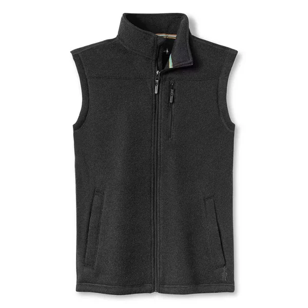 Smartwool Hudson Trail Fleece Vest - Men's Dark Charcoal - M