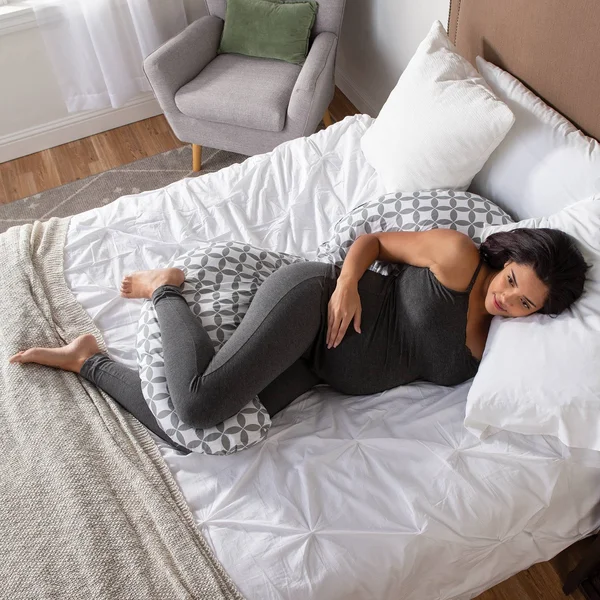 Boppy Slipcovered Total Body Pregnancy Pillow, Full Circle