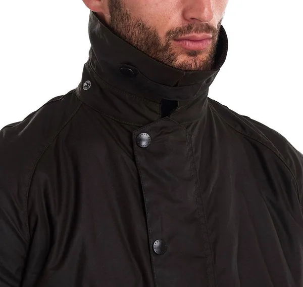 Barbour Bristol Waxed-Cotton Jacket - Navy