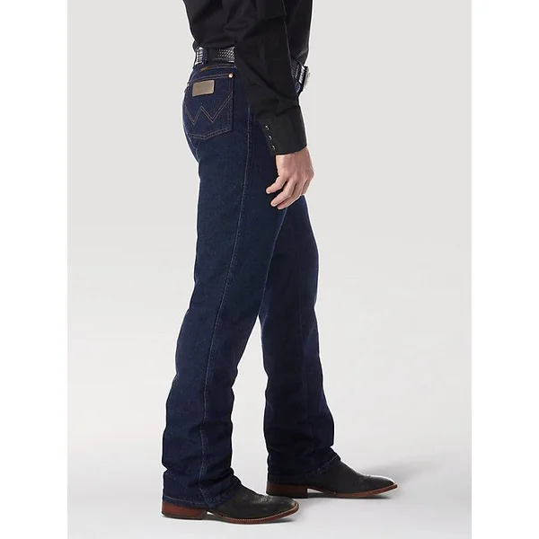 Wrangler Men's Cowboy Cut Regular Fit Stretch Jeans - Navy