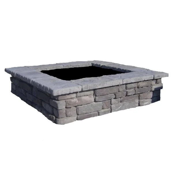 Natural Concrete Products Co 60 in. Random Gray Square Concrete Planter