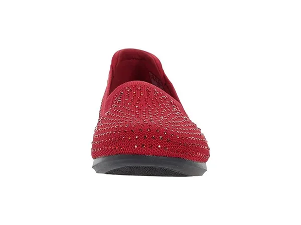 Clarks Carly Dream Women's Shoes Red Knit/Sparkles : 6.5 B - Medium
