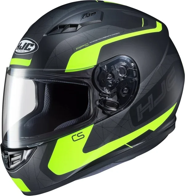 HJC CS-15 Dosta Helmet Black Yellow Size L