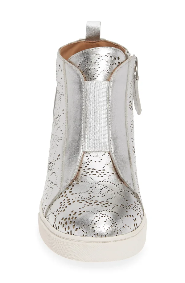 Women's Linea Paolo Felicia II Wedge Bootie Sapphire Suede, 5 M