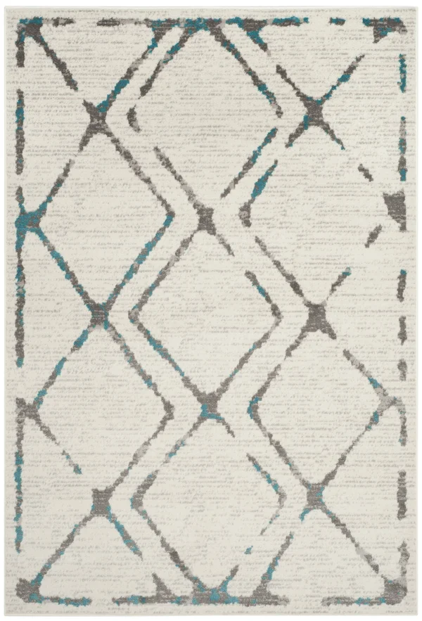Safavieh Skyler SKY197D Ivory/Blue 4& x 6& Area Rug