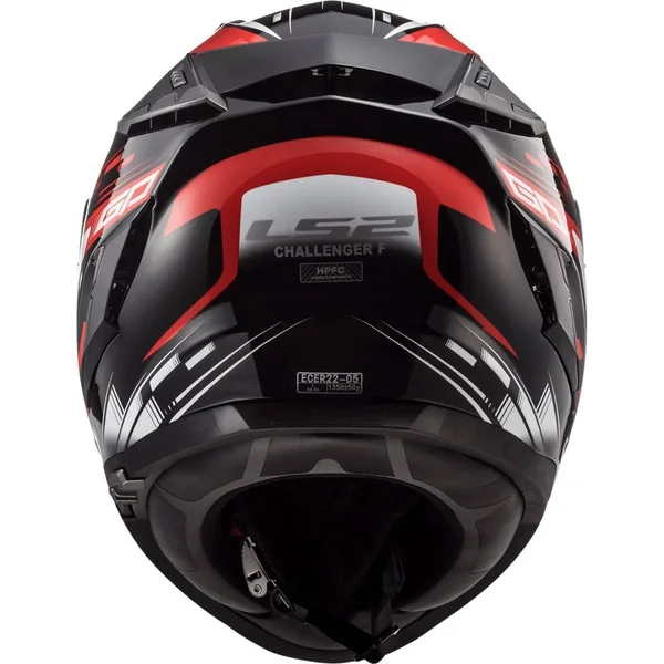 LS2 Helmets Challenger GT Full Face Street Helmet (GP Red/Black - Medium)