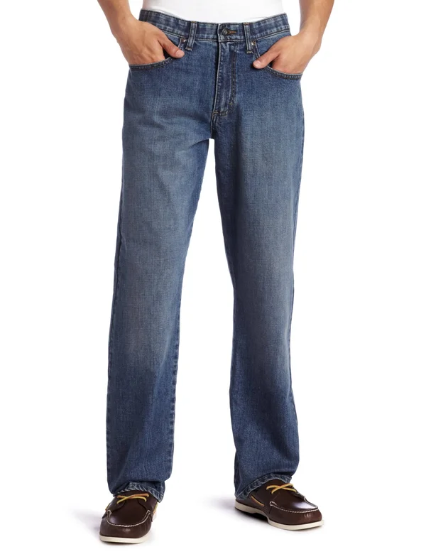 Lee Premium Custom-Fit Loose Straight Jeans Big & Tall Blue