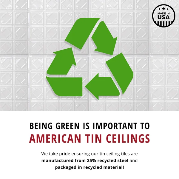 American Tin Ceilings Pattern #19 in Stainless Steel 2 ft. x 2 ft. Nail Up Tin Ceiling Tile (20 Sq. ft./Case)