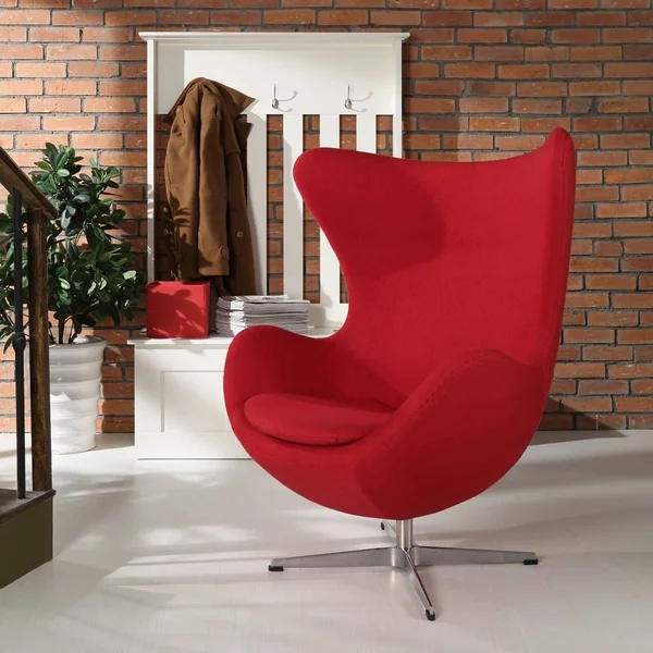 Modway Glove Wool Lounge Chair - Dark Gray