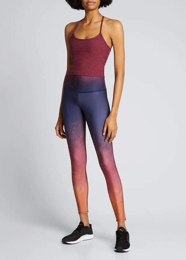 Onzie Graphic High-Rise Midi Legging, Firestone, Women's, Xs