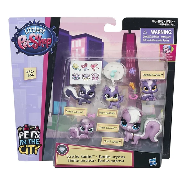 Littlest Pet Shop Surprise Families Mini Pet Pack (Skunks)
