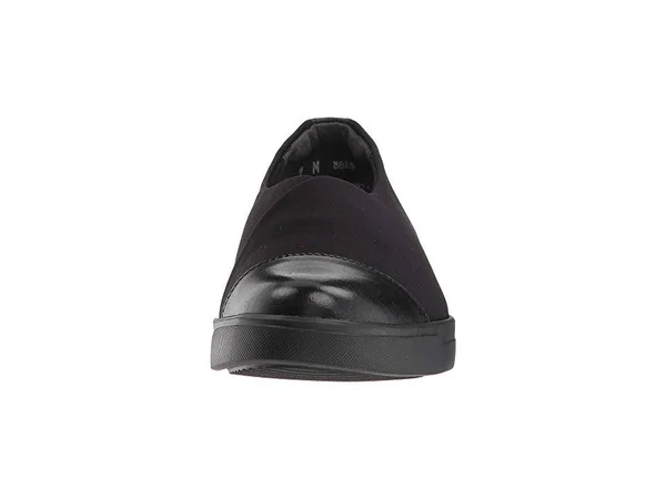 Munro Women's Plum, Black Stretch Fabric Size: 5 W