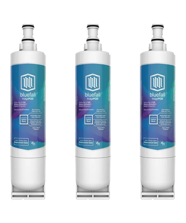 Bluefall Whirlpool Compatible Refrigerator Water Filters - 3 Pack