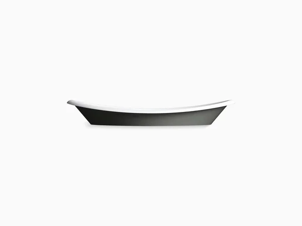 Kohler K-5403-P5-96 Iron Plains Wading Pool Oval Bathroom Sink with Iron Black Painted Underside, Biscuit
