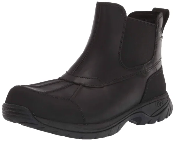 Ugg Mens Butte Chelsea Boot, Men's, Size: 17, Black