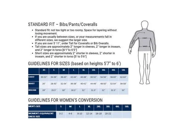 Refrigiwear Iron-Tuff Bib Overalls - Navy, 3XL, Short, Nylon