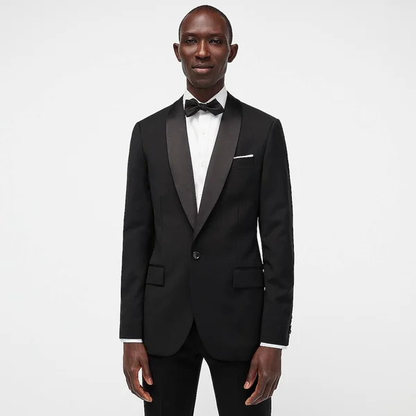 J.Crew Mens Ludlow Slim-Fit Shawl-Collar Tuxedo Jacket in Italian Wool (Size 36/S)