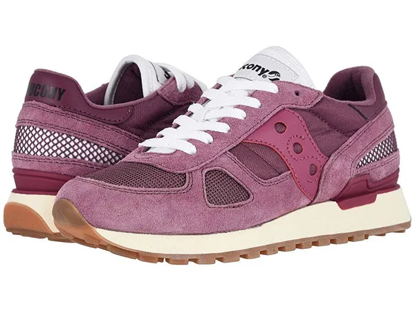 Saucony Women's Shadow Original Vintage Sneaker - Maroon - 6 US