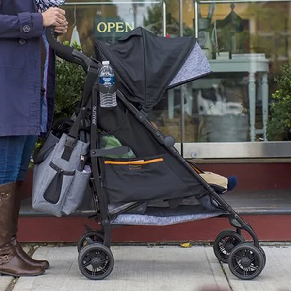 Summer Infant 3Dtote Convenience Stroller - Black/Grey