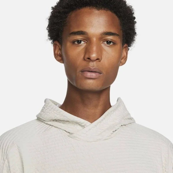 Nike Yoga Nomad Men's Pullover Hoodie in White - Size: 2XL, CZ2219-072