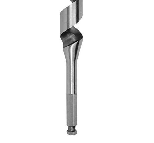 Irwin Tools 1826632 Pole Auger Drill Bit with WeldTec - 7/16-Inch Shank