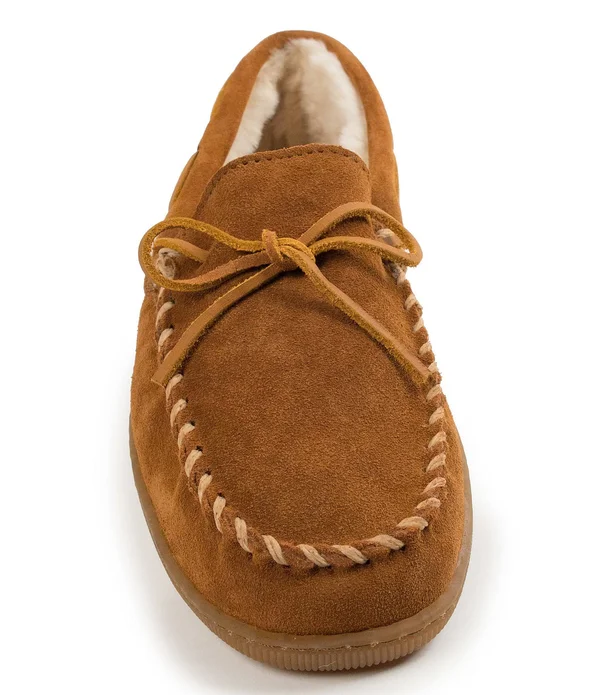 Minnetonka Men's Pile Lined Hardsole Slipper