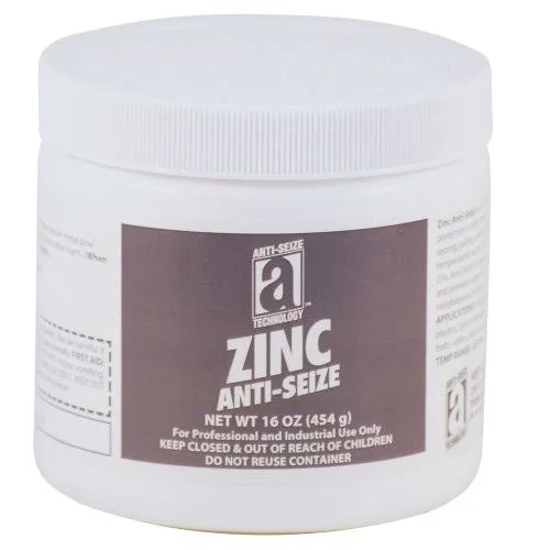 Zinc Anti-Seize 45016 Zinc Petrolatum Compound, 16 oz., Gray, Paste
