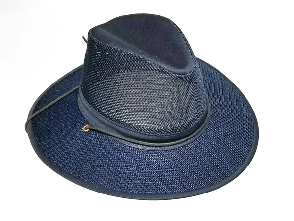 Henschel Packable Mesh Aussie Fedora Hat: Size: XXXL Navy Blue
