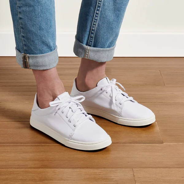 Olukai Pehuea Li &Ili 6, White/White (Women's)