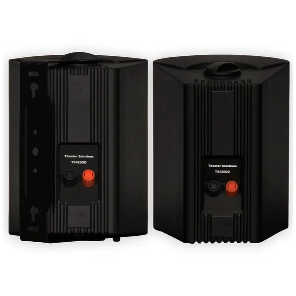 Theater Solutions TS425ODB 2-way Outdoor Speakers - Pair - Black