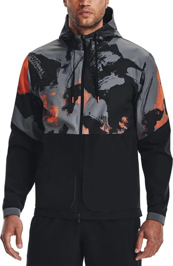 Under Armour Men's Project Rock Legacy Windbreaker Jacket - Black - SM