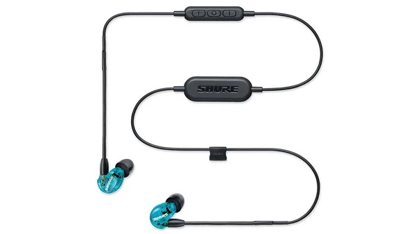 Shure SE215SPE-B-BT1 Sound Isolating Bluetooth Wireless Earphones Blue