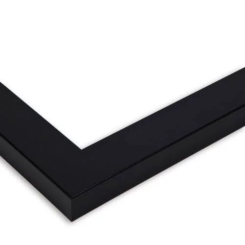 Collage Picture Frame, Satin Black Frame with 3 openings for 5x7 Photos with Green Whisper Mat. D3926GI480, ArtToFrames