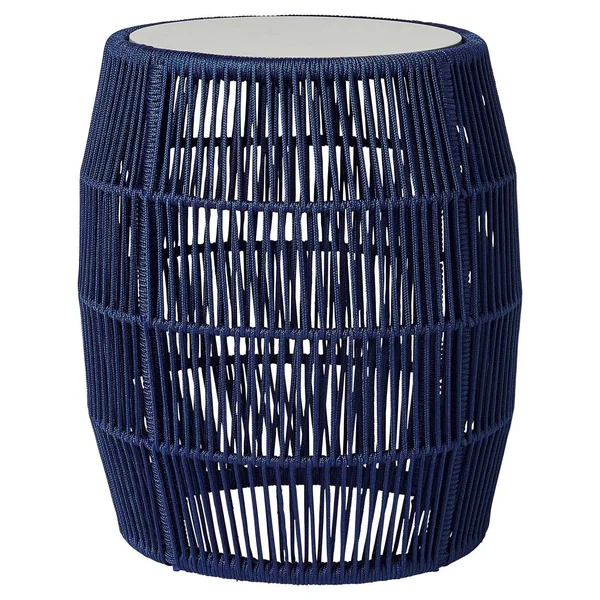 Modloft Volta Outdoor Accent Table - Blue Cord
