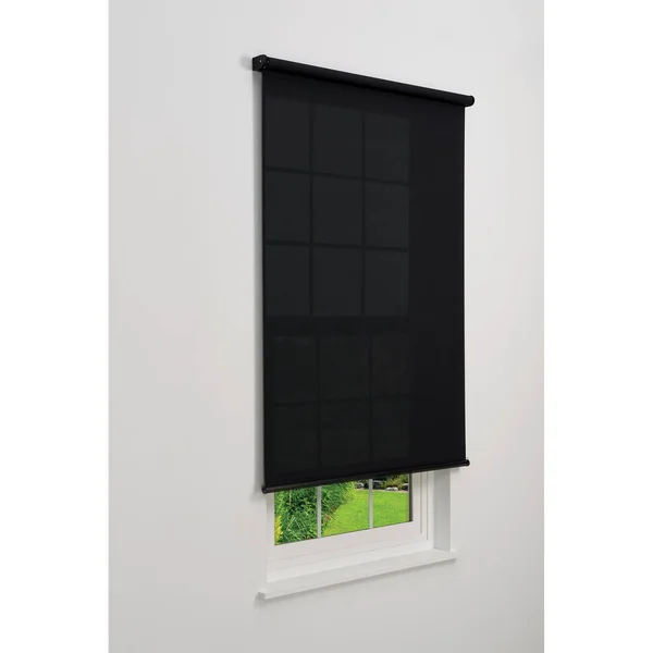 Linen Avenue Cordless 5% Solar Screen Standard Roller Shade - Grey 56 W x 78 H
