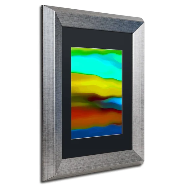 Trademark Fine Art River Runs Through Vertical 1 Matted Framed Art by Amy Vangsgard