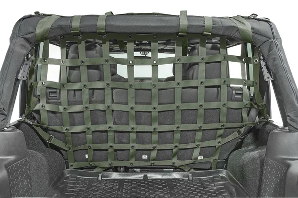 2007 Jeep Wrangler (JK) DirtyDog 4x4 Pet Half Divider (Red) - J4PD07R1RD
