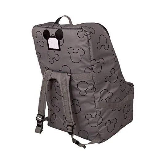 J.L. Childress Disney Baby Ultimate Backpack Padded Car Seat Travel Bag - Grey