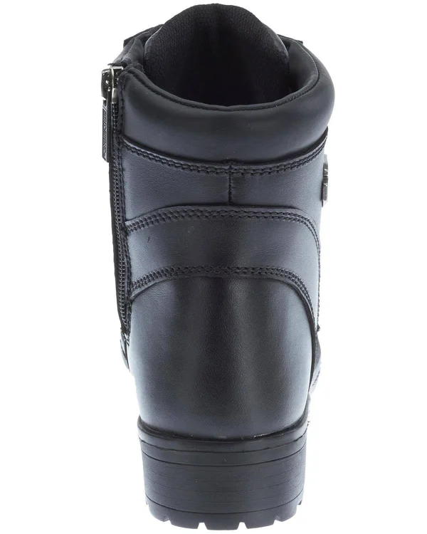 Harley-Davidson Women's Raine Steel Toe Work Boot, Size: 7, Black