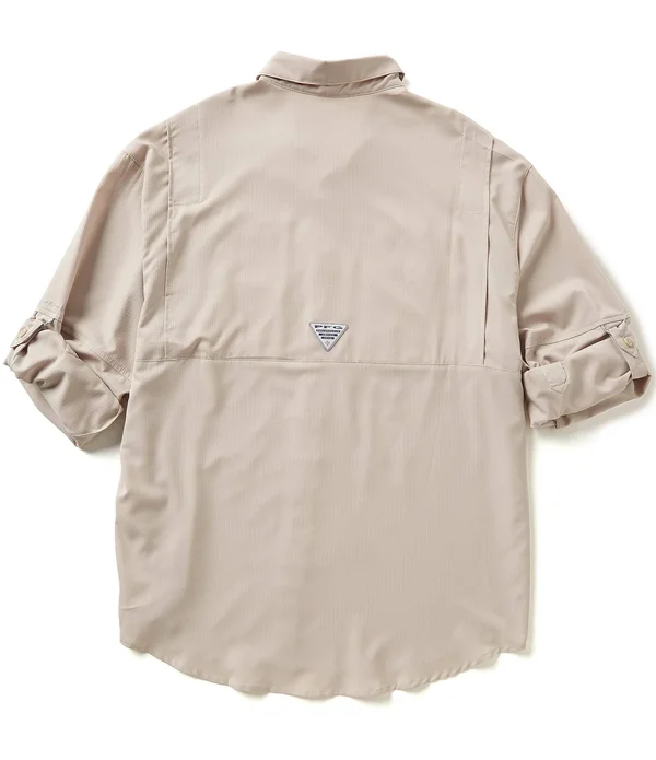 Columbia Men's Tamiami II Long Sleeve Shirt - Large, Aegean Blue