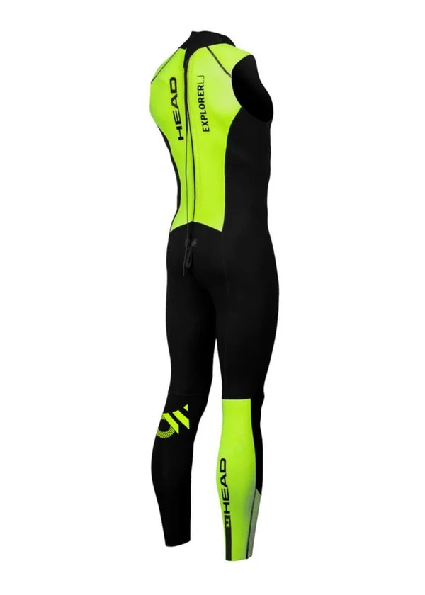 Head Explorer Lj 3.2 Sleeveless Neoprene Wetsuit Black Green - M