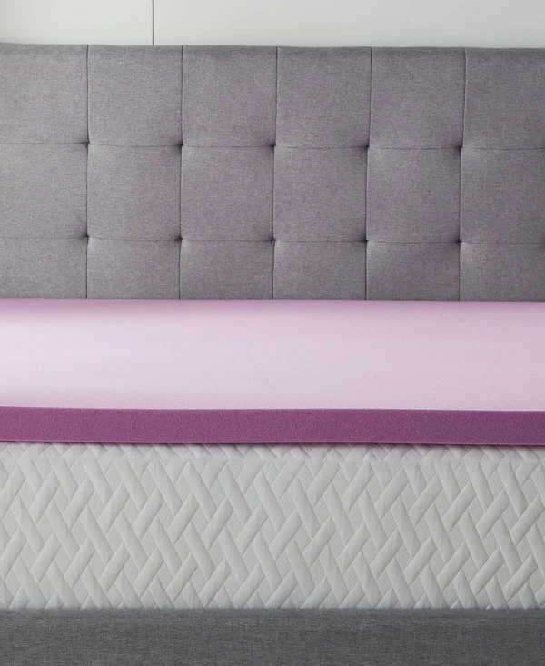 Dream Collection by Lucid 2x22 Lavender Memory Foam Mattress Topper - Full - Purple