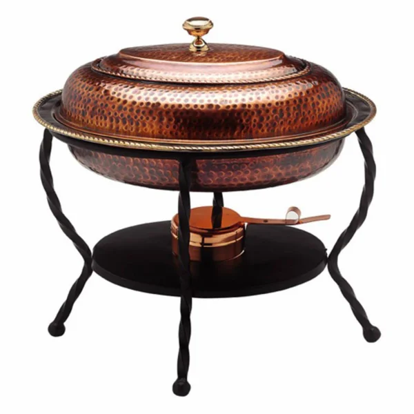 Old Dutch 6-Quart Oval Antique Copper Chafing Dish